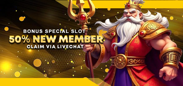 BONUS NEW MEMBER 50% ALL SLOT GAME